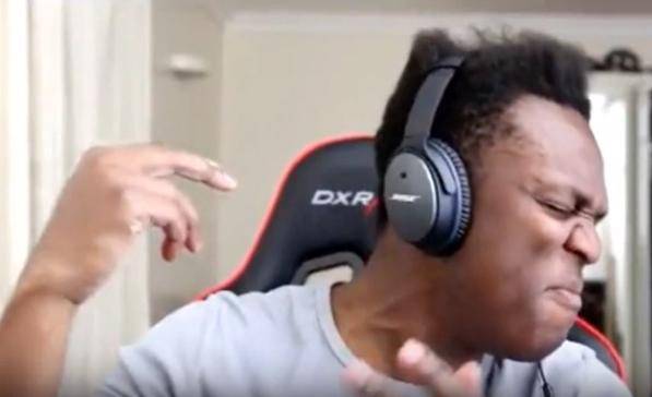 KSI wearing Bose QuiteComfort 25 headpones in one of his video