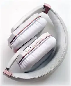 foldable pink Ghostek soDrop 2 Wireless Headphones