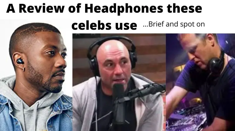 Headphones that Ray J, Joe Rogan, and DJ Sasha use