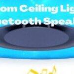 Bathroom ceiling lights with Bluetooth Speakers